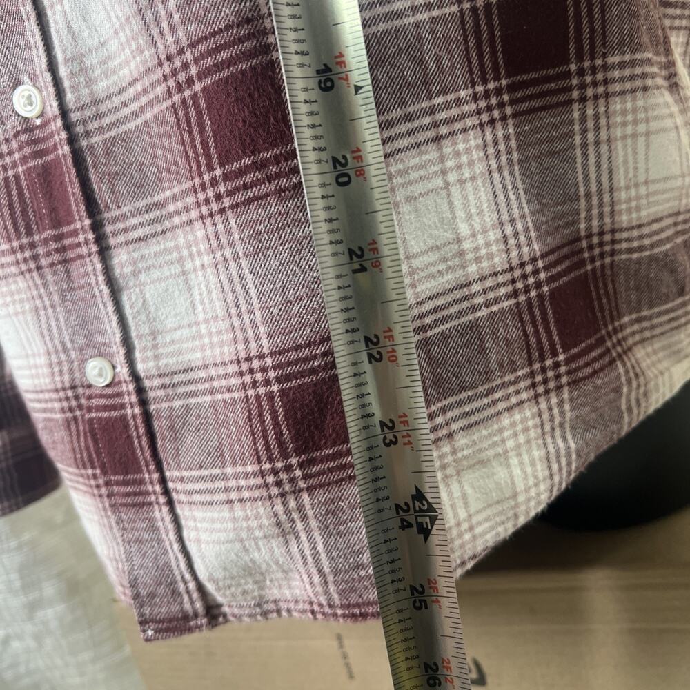H&M Plaid Long Sleeve Flannel Shirt - Size M - Picture 4 of 11